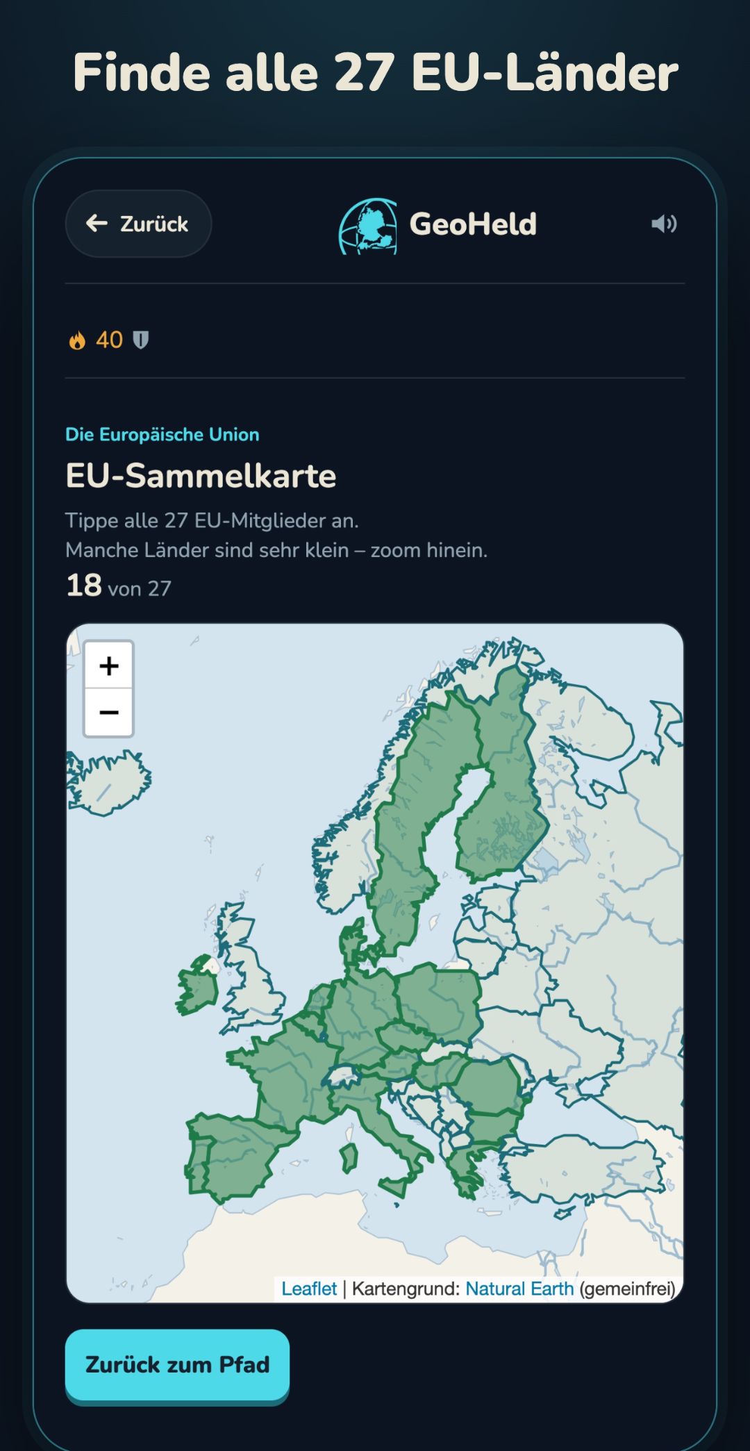 Die EU-Sammelkarte